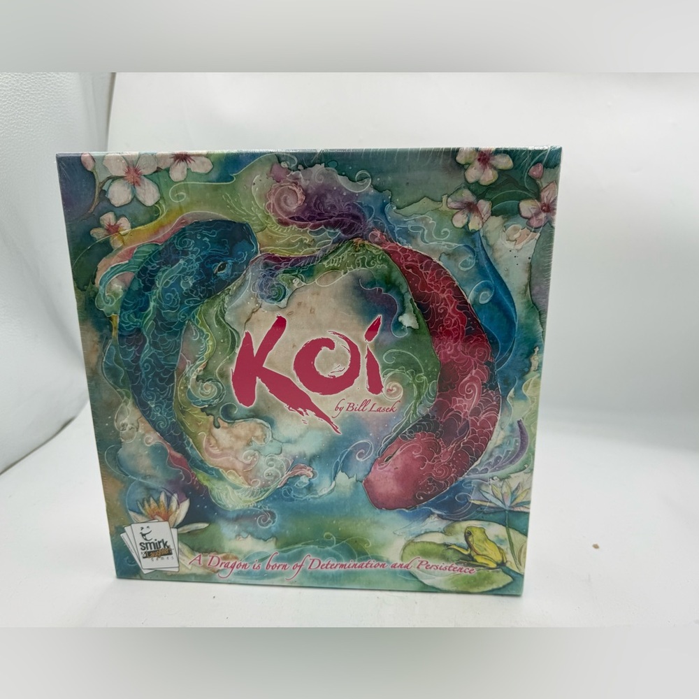 Koi Board Game, Smirk & Laughter Games, 2018 Bill Lasek new